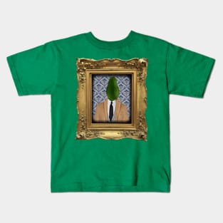 Avocado Man in Vintage Frame Kids T-Shirt